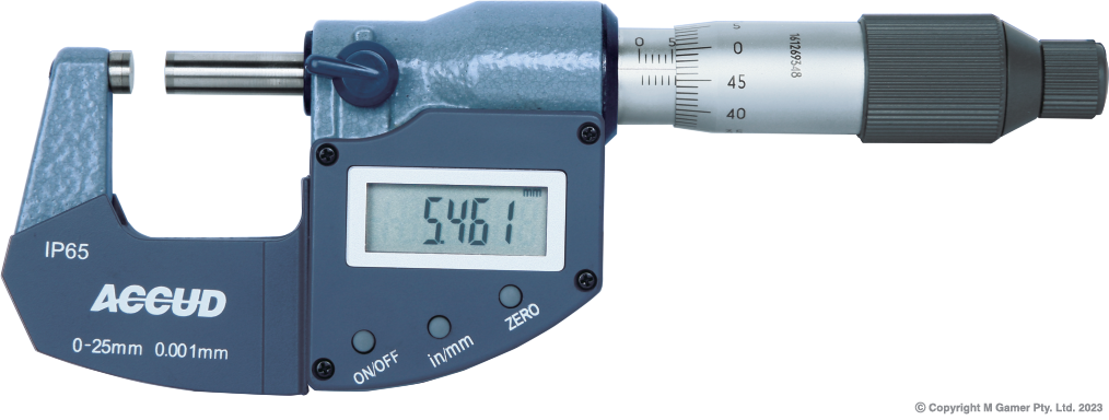 125-150mm Coolant Proof IP65 Digital Outside Micrometer AC-313-006-02 - MQTooling