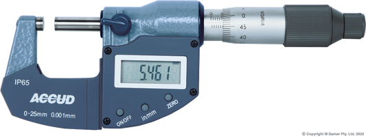 125-150mm Coolant Proof IP65 Digital Outside Micrometer AC-313-006-02 - MQTooling