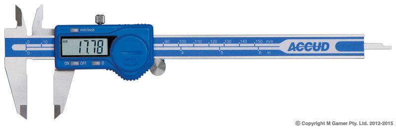 150mm Dual Scale Digital Caliper - MQTooling