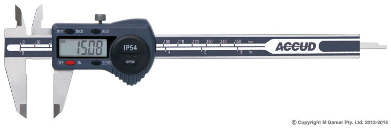 200mm Dual Scale Digital IP54 Caliper - MQTooling