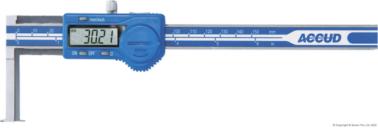 10-150mm/0.39-6" Digital Inside Groove Caliper AC-132-006-21