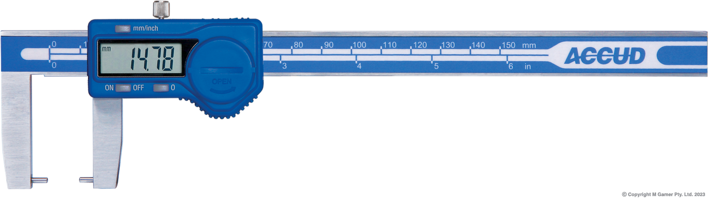 0-150mm/0-6" Digital Outside Point Caliper AC-134-006-11