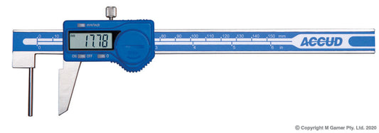 150mm Digital Tube Thickness Caliper - MQTooling