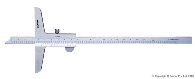 200mm Vernier Depth Caliper - MQTooling