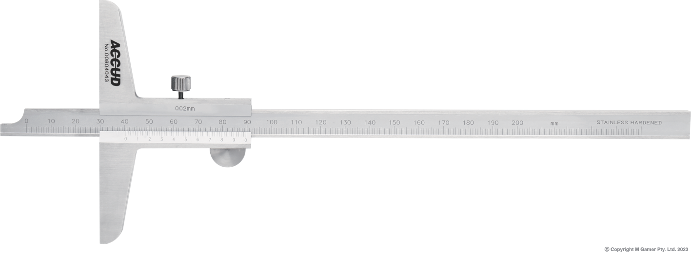 500mm Vernier Depth Caliper - MQTooling