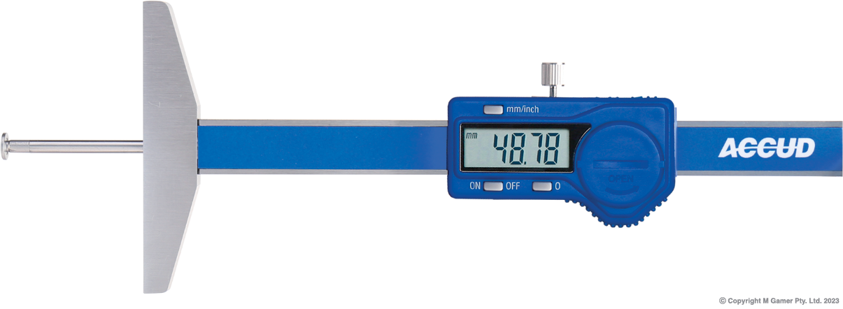 0-150MM/0-6" Digital Depth Cage With Round Depth Bar AC-193-006-11