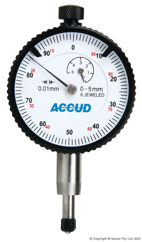 5mm Metric Dial Indicator - MQTooling