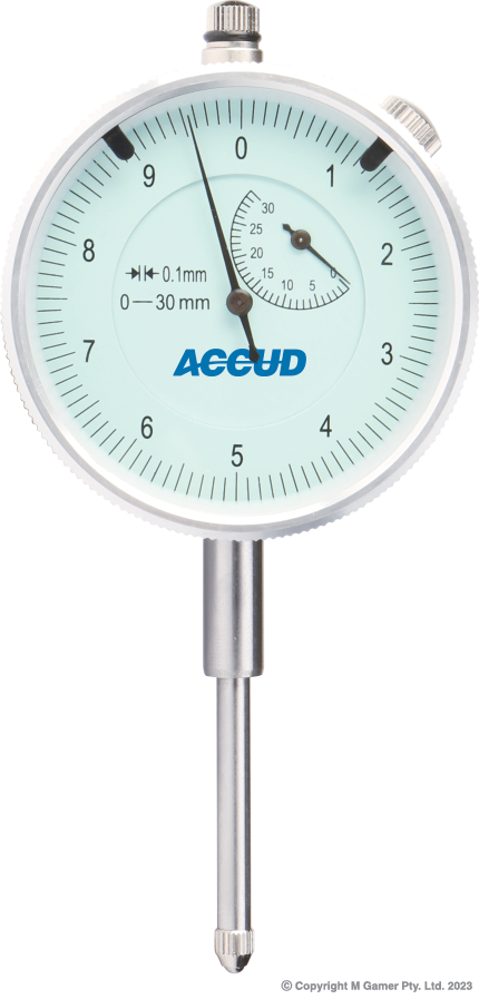 10mm Dial Indicator (Lug Back) AC-230-010-11