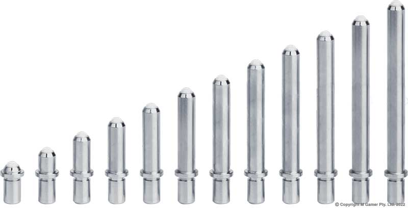Set of 12 Ceramic Bore Gauge Anvil - MQTooling