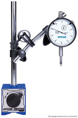 1" Dial Indicator & Magnetic Stand with Fine Adjustment - MQTooling
