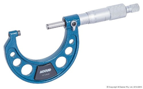 1-2" Imperial Outside Micrometer - MQTooling