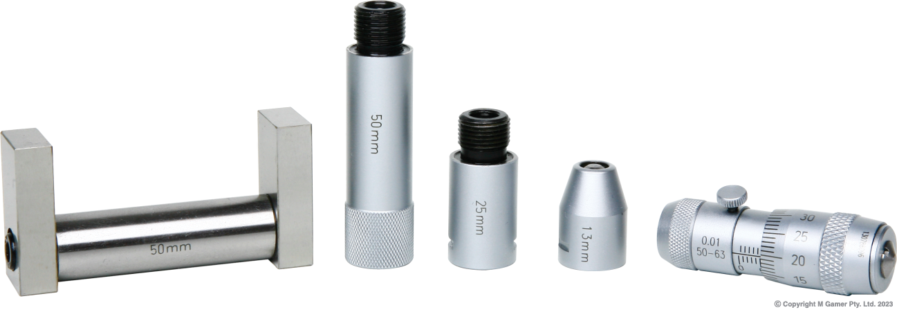 50-300mm Metric Tubular Inside Micrometer Set - MQTooling