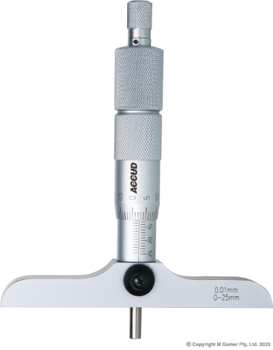 0-300mm Depth Micrometer with Captive Anvils - MQTooling