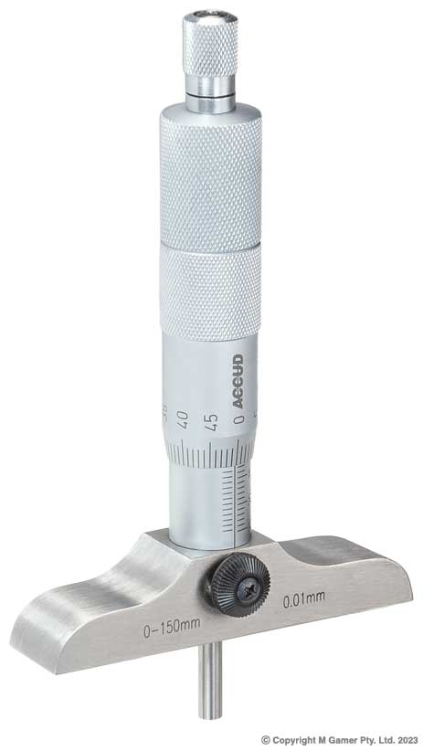 50mm Depth Micrometer with Captive Anvils AC-392-001-02 - MQTooling