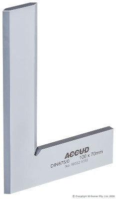 100mm Beveled Edge Machinist Square AC-832-004-10