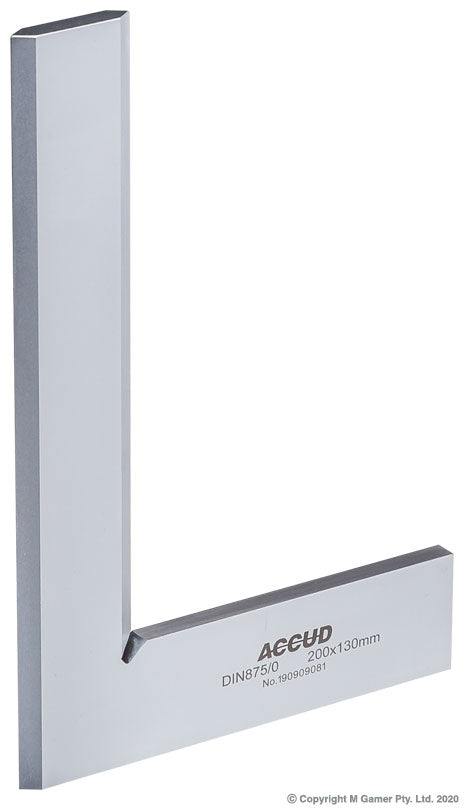 200mm Beveled Edge Machinist Square AC-832-008-10
