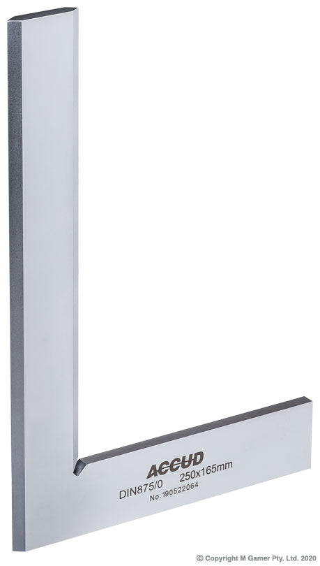 250mm Beveled Edge Machinist Square AC-832-010-10