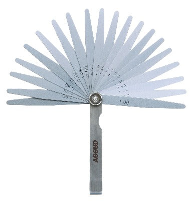 100mm Feeler Gauge 32 Leave Set AC-912-100-32
