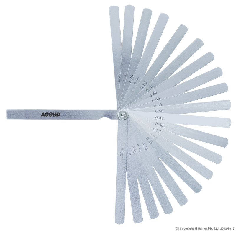 0.02-1mm Long Feeler Gauge, Length 300Mm AC-915-100-17