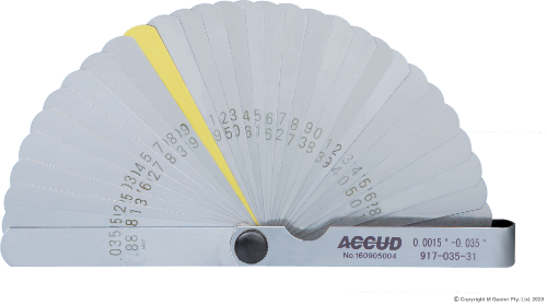 0.0015" - 0.035" Feeler Gauge AC-917-035-31