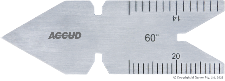 Center Gauge, Unified 60° AC-926-060-02
