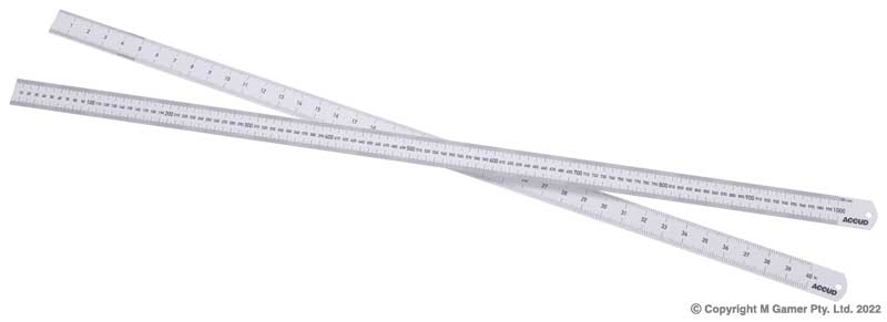 1000mm/40" Steel Ruler AC-990-040-11