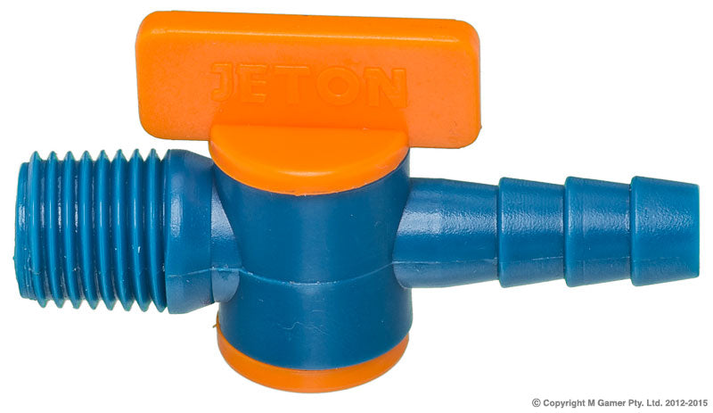 1/4" NPT Male Control Valve with Hose Fitting (Pack of 2) CS82721