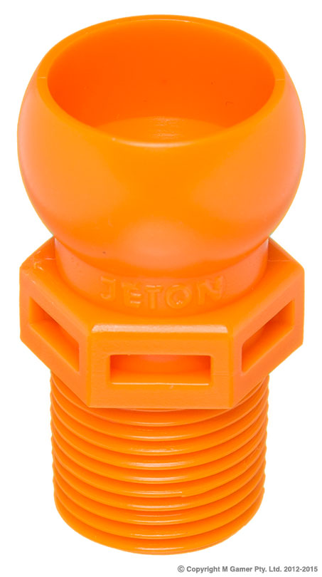 1/2" PT Male to 3/8" Ball Connector (Pack of 4)