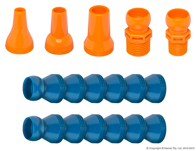 1/2" Assorted Nozzle Kit with PT Connectors CS84040