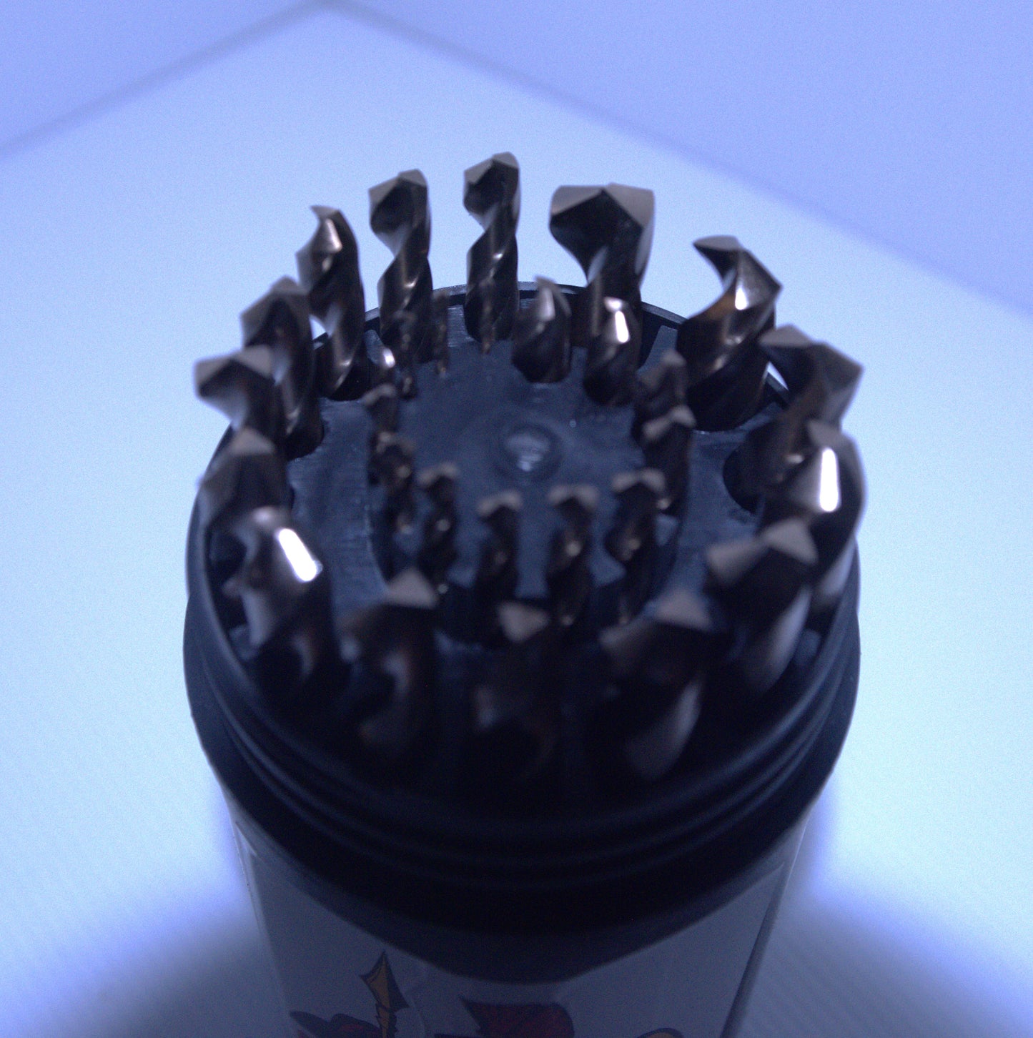 29pcs/set(1/16-1/2x1/64") Jobber split point Drill set HSCo 5% plastic cylinder KS-004