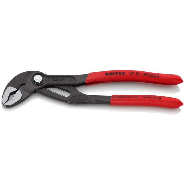 KNIPEX® Water pump pliers Cobra® chemically blacked 180 mm 87 01 180 - MQTooling