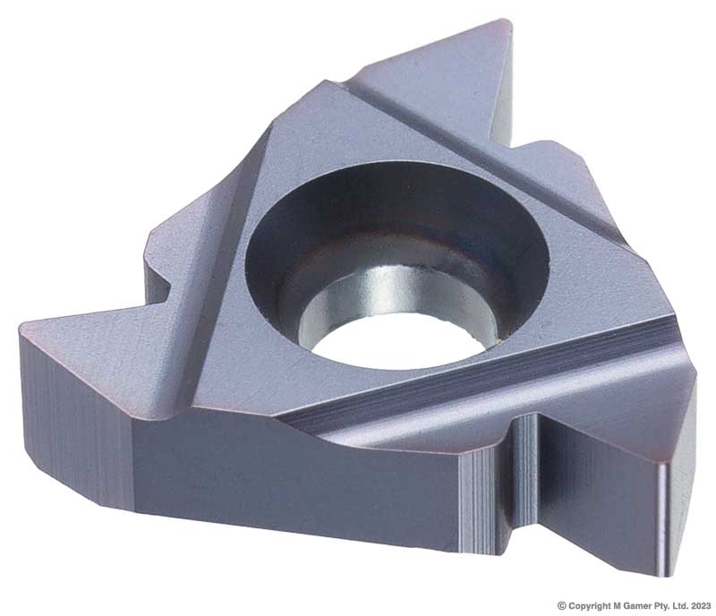 55° External RH 48 - 8 TPI TiAlN Carbide Threading Inserts 16ERAG55