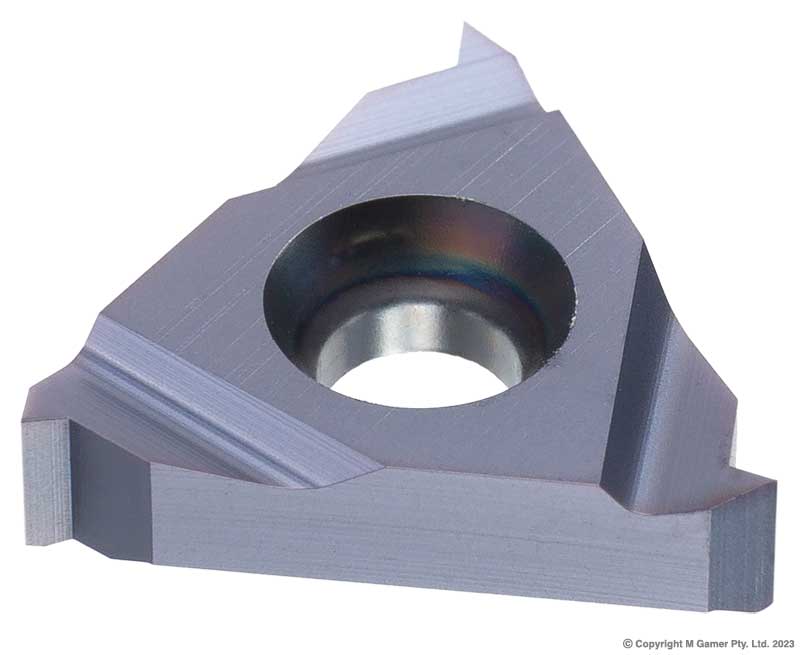 60° Internal RH 0.5 - 3.0 mm TiAlN Carbide Threading Inserts 16IRAG60