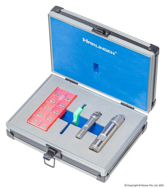 Harlingen TCMT Indexable Nickel Plated Carbide Countersink Set - 16 & 21mm