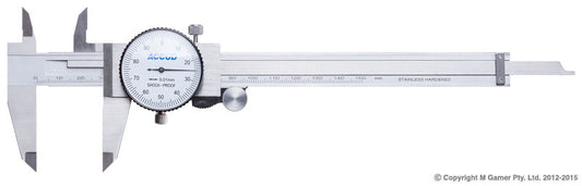 200mm Metric Dial Caliper - MQTooling