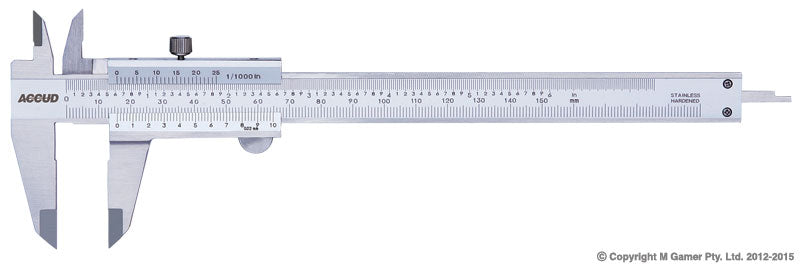 200mm Dual Scale Vernier Caliper - MQTooling