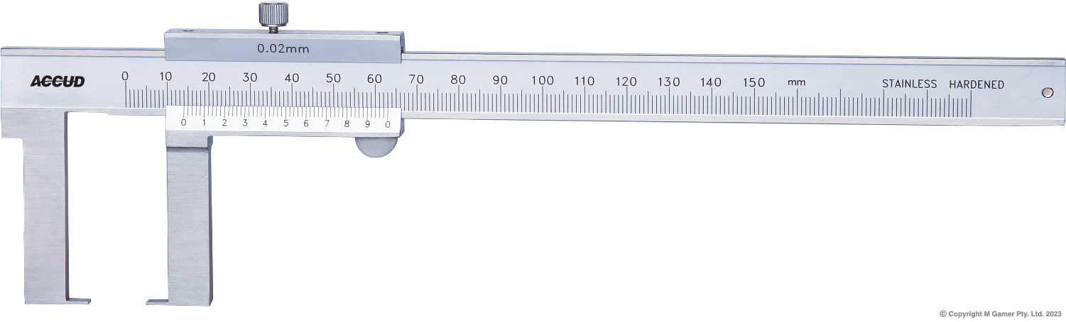 150mm Outside Neck Vernier Caliper AC-143-006-11 - MQTooling