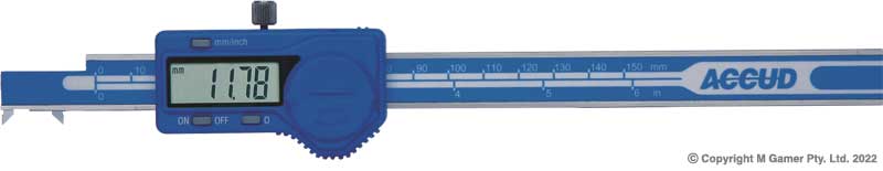 3-125mm/0.2-5" Digital Hook Caliper AC-154-005-11