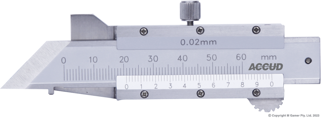 0-6mm Chamfer Gage AC-160-001-11 - MQTooling