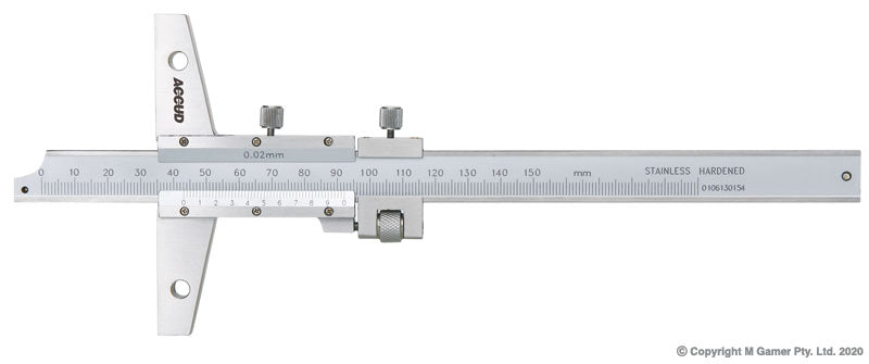 150mm Vernier Depth Caliper - MQTooling