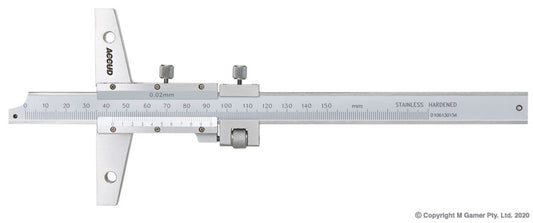 0-200mm Vernier Depth Gauge AC-178-008-11