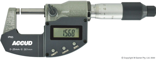 50-75mm Coolant Proof IP65 Digital Outside Micrometer - MQTooling