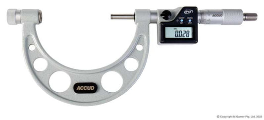 150-300mm/6-12" Digital Outside Micrometer With Interchangeable Anvils AC-315-012-01