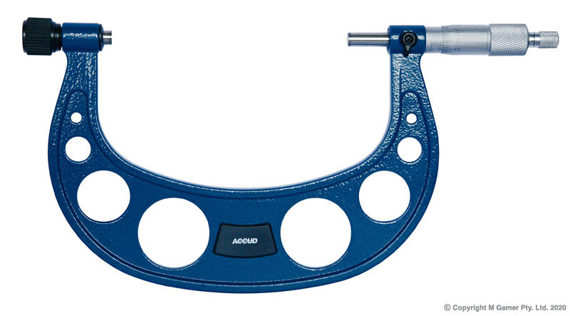 150mm Outside Micrometer with Interchangeable Anvils - MQTooling