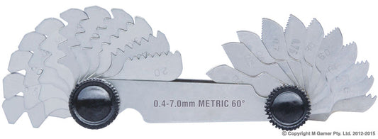 60° Metric Thread Gauge