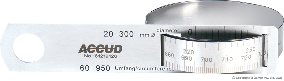 60-950mm Circumference Tape AC-956-012-11 - MQTooling