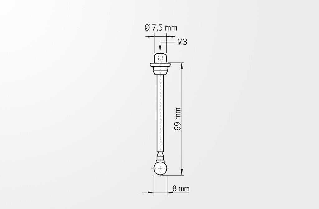 Long probe tip HAIMER 80.363.00 - MQTooling