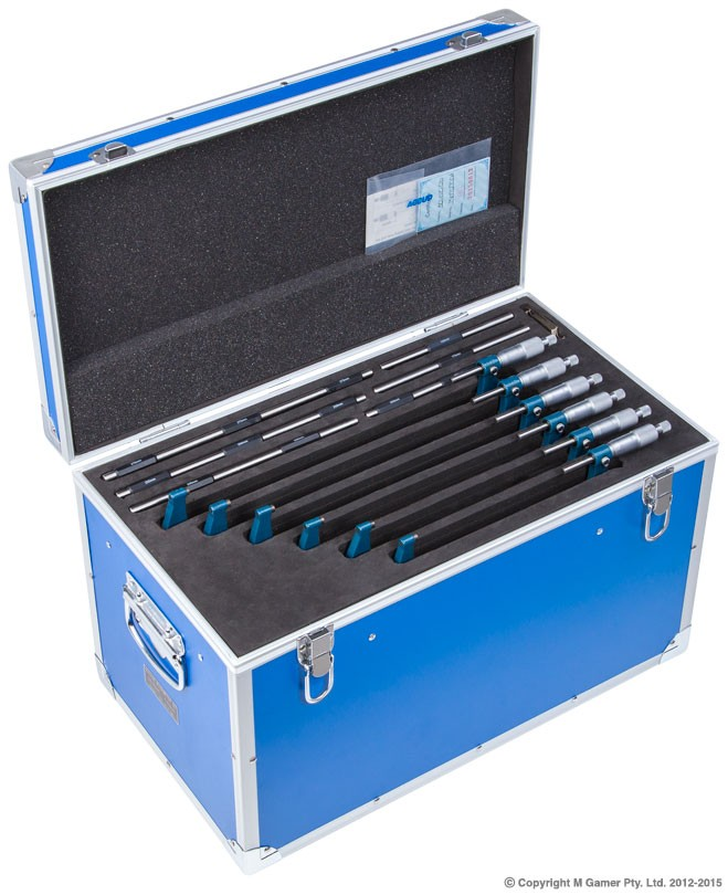 150-300mm Metric Outside Micrometer Set AC-321-012-06 - MQTooling