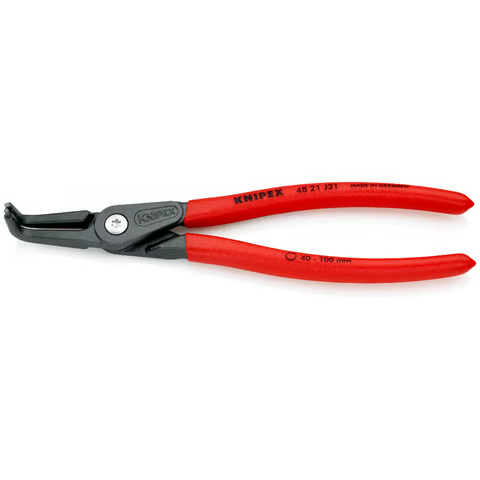 KNIPEX® Precision Circlip Pliers For internal circlips in bore holes 48 21 J31