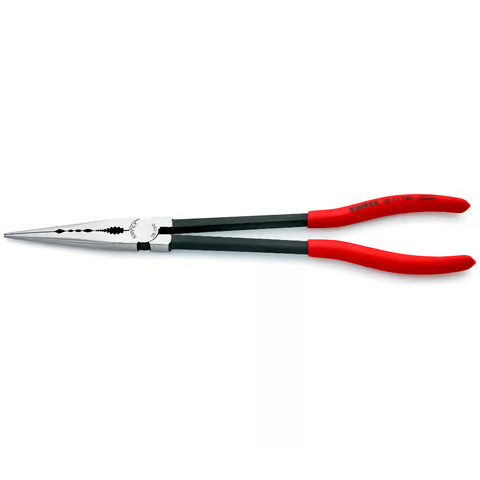 Long Reach Needle Nose Pliers With transverse profiles 28 71 280 - MQTooling